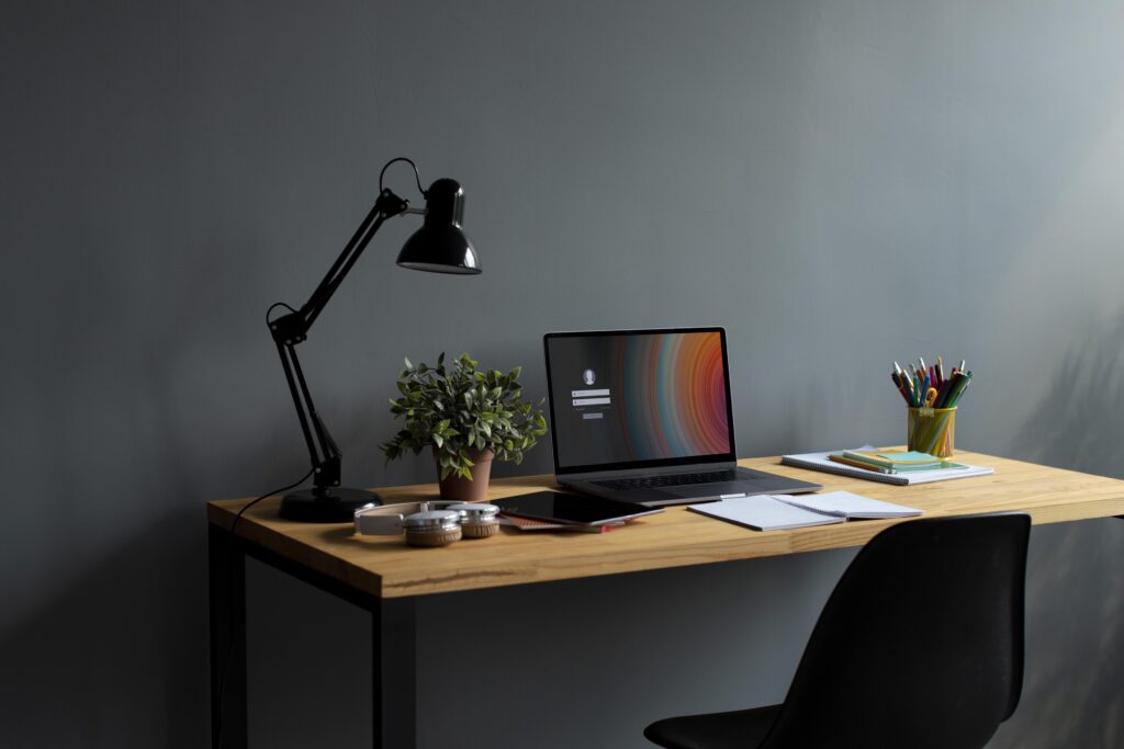 modern office desk