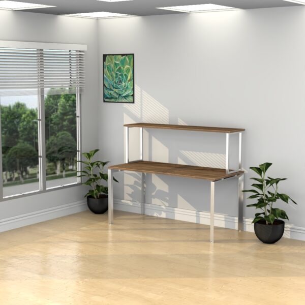 INSPIRE 60" or 71" Serving Station with 24x60 or 26x71Desk - Various Colors