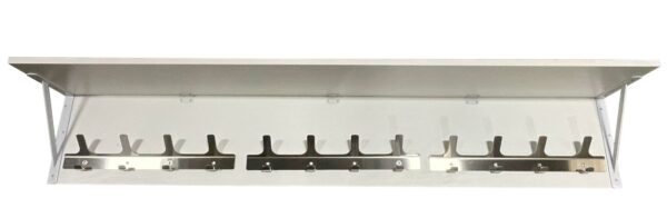 72" Hat Shelf - Various number of Hooks - Image 3