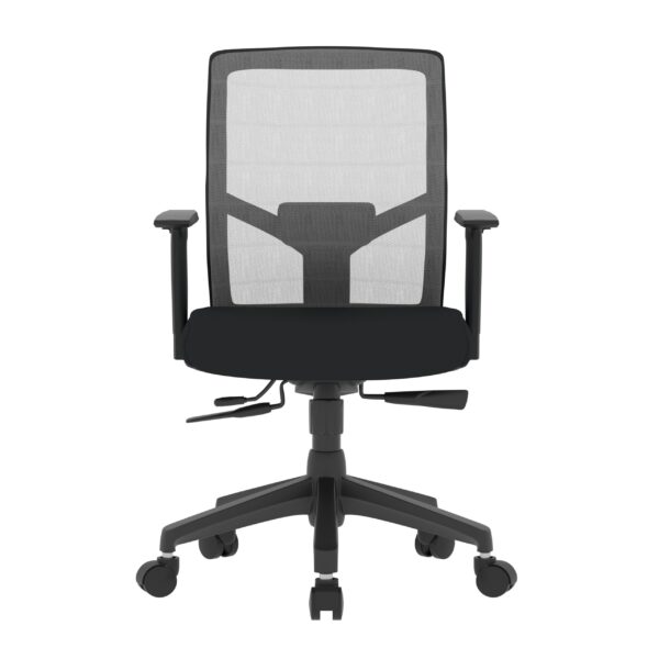 ProFlex, Black frame, Black-grey mesh back, High-back chair, syncro, seat slider - Image 4
