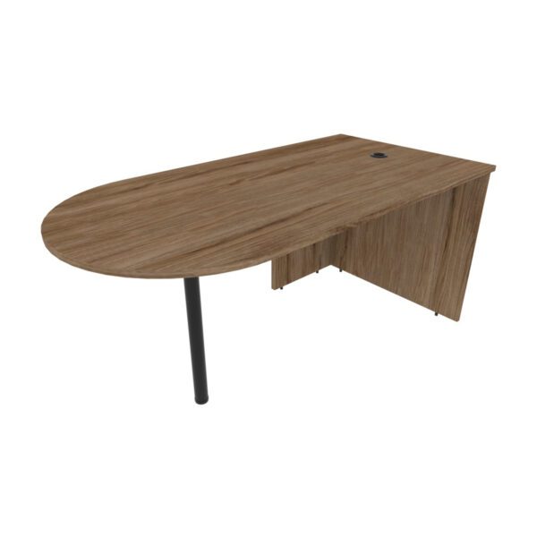 30" x 71" Bullet Desk - Various Color TOP and LEG - Image 3