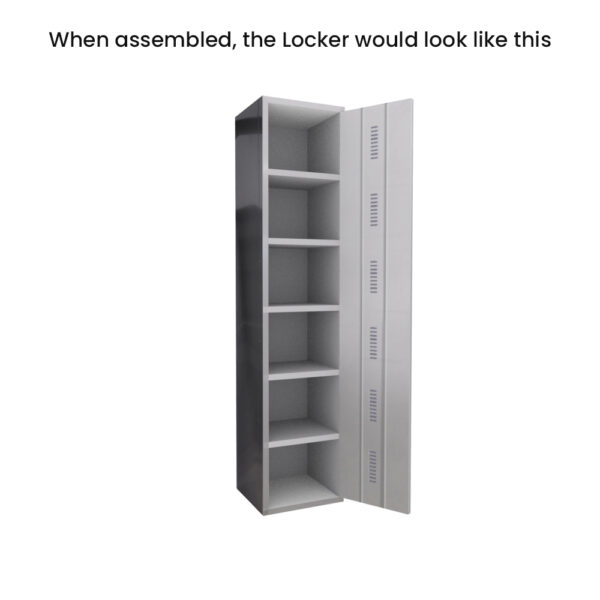 TUFFMAXX 12″ Locker 6 Door (Knock-Down) - VARIOUS Types - Image 3