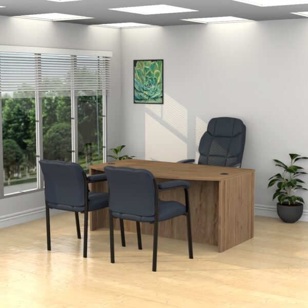 36" x 71" Bow Front Desk - Various Color