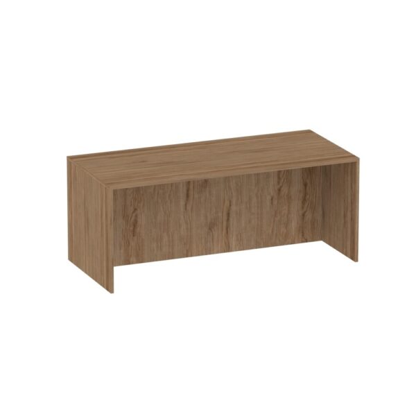 24" Deep x 48", 60" or 71" Wide Standard Desk Shell - Various Colors - Image 3
