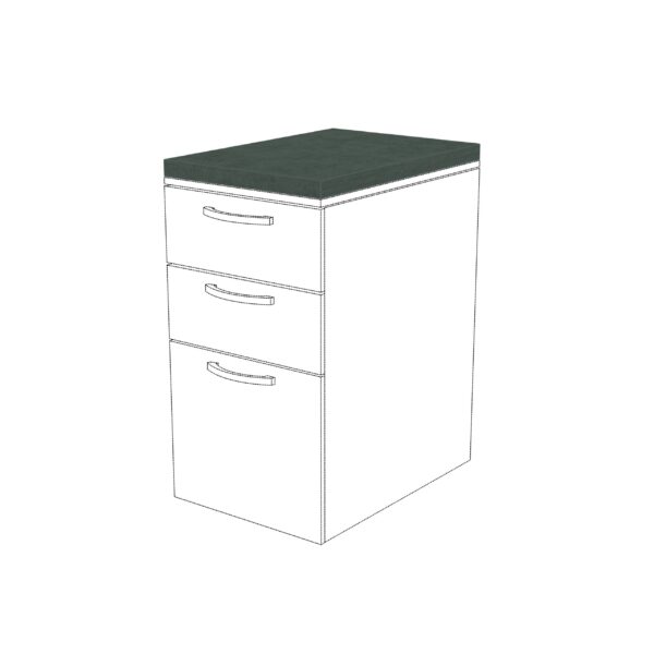 Cushion for Pedestal or Lateral Filing Cabinet - Non-stock, Custom ordered - Various Size - Image 3