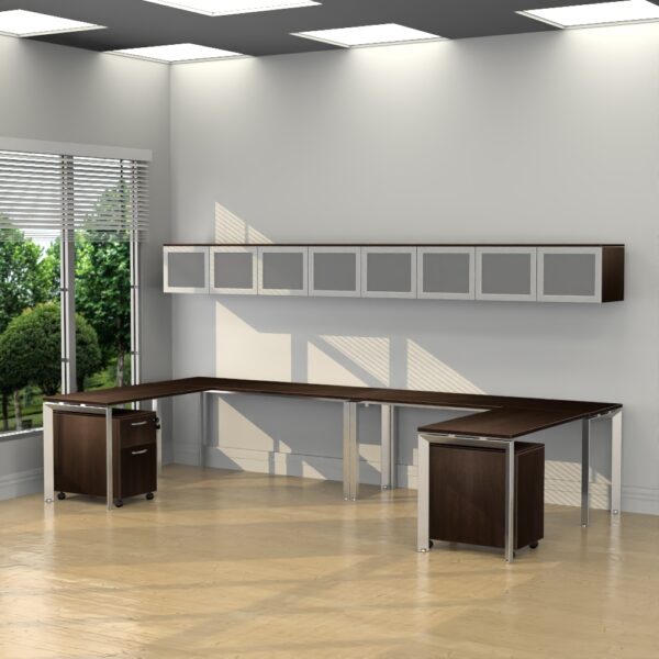 INSPIRE 71″ Double – L Shaped Work Station - Various colors