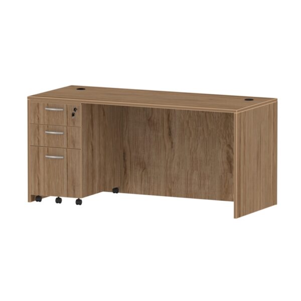 24" x 48" Standard Desk with Box/Box/File Pedestal - Various Colors - Image 7