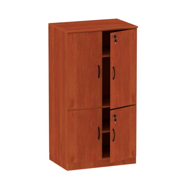 Two Door Cabinet with Stack-on Storage Cabinet - Various Colors - Image 6
