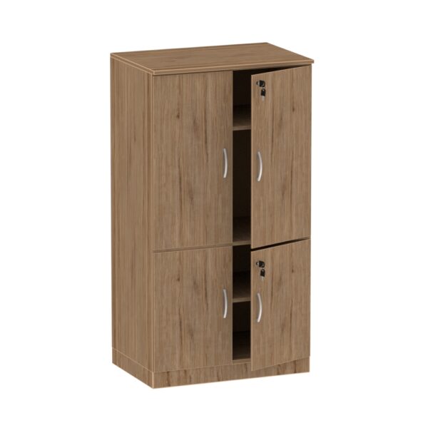 Two Door Cabinet with Stack-on Storage Cabinet - Various Colors - Image 4