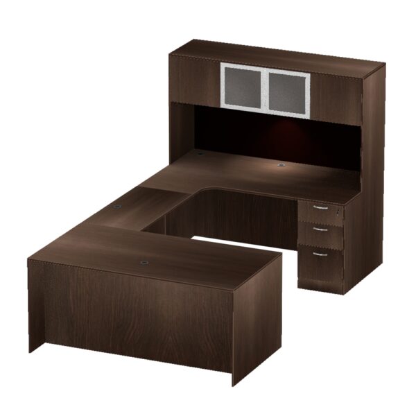 Timeless 71" Extended Standard U-Shape Work Station - Image 3