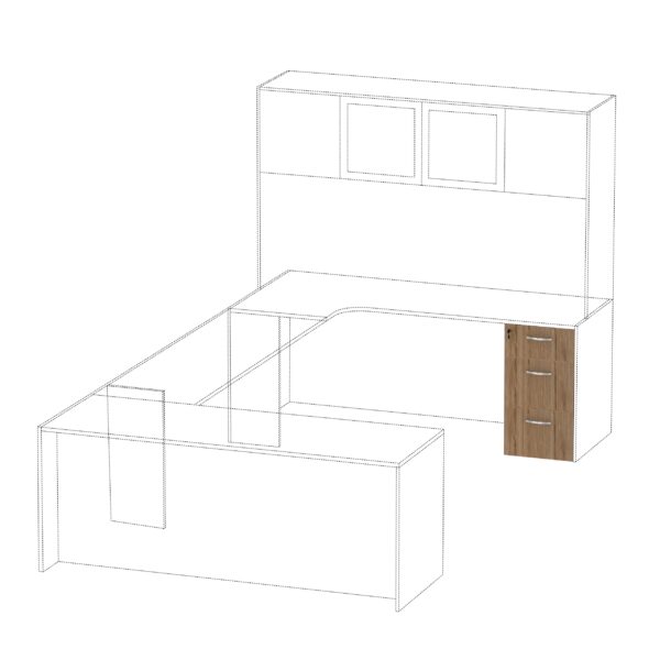 Universal Pedestal PBBF with Top (15.5wide x 22.25 deep) - Various Color
