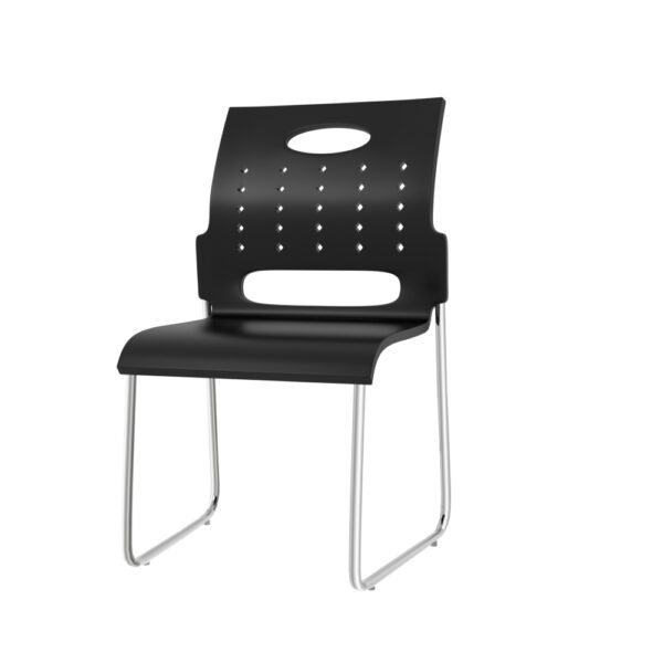 Technik Stacking Chair with Plastic Seat - Image 2
