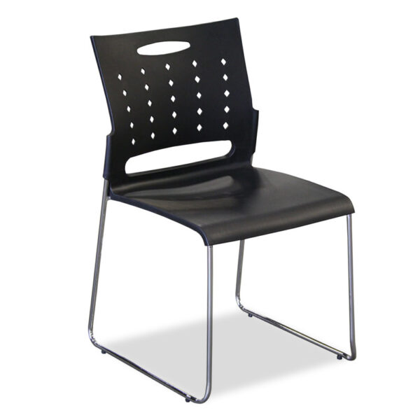 Technik Stacking Chair with Plastic Seat - Image 3